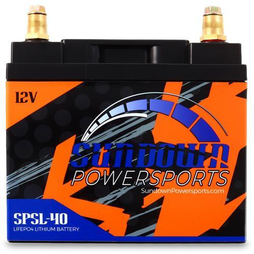 SUNDOWN POWERSPORTS - USED STOCK SUNDOWN POWERSPORTS - USED | SPSL-40 40AH LIFEPO4 LITHIUM BATTERY 