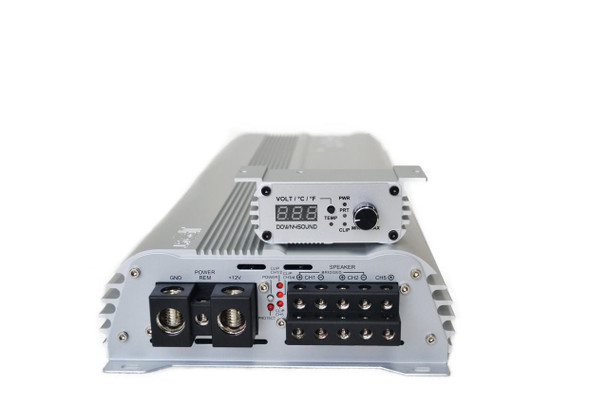 Down4Sound DOWN4SOUND JP95T WHITE SILVER | 1500W RMS - 5 Channel Amplifier