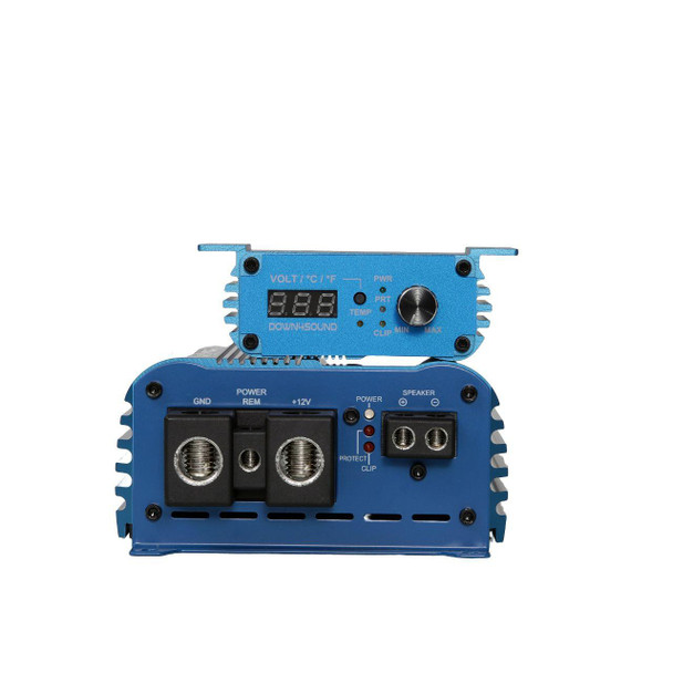 DOWN4SOUND | MM3000KFD V2 (MINI MAXX) - BLUE | 3000W RMS MINI | FULL BRIDGE AMPLIFIER