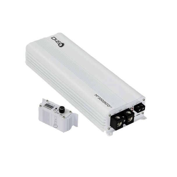 DOWN4SOUND | MM3000KFD V2 (MINI MAXX) - WHITE GLOSS | 3000W RMS MINI | FULL BRIDGE AMPLIFIER