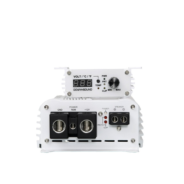 DOWN4SOUND | MM3000KFD V2 (MINI MAXX) - WHITE GLOSS | 3000W RMS MINI | FULL BRIDGE AMPLIFIER