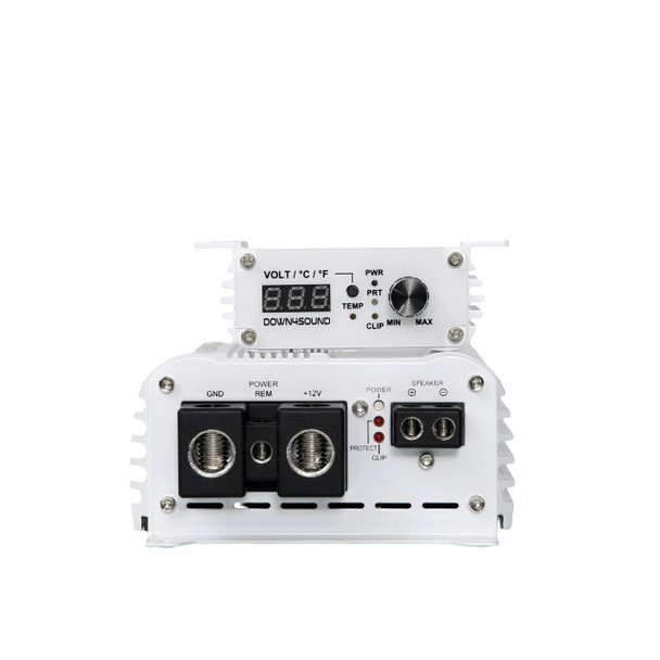  DOWN4SOUND | MM3000KFD V2 (MINI MAXX) - WHITE GLOSS | 3000W RMS MINI | FULL BRIDGE AMPLIFIER 
