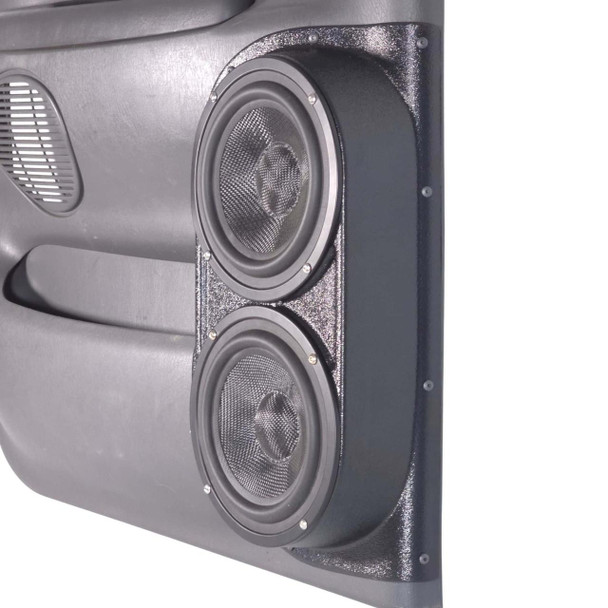 DOWN4SOUND PODS | DUAL 6.5" REAR DOOR SPEAKER PODS FOR THE 2000-2003 TOYOTA TUNDRA EXTENDED CAB 