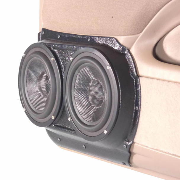  DOWN4SOUND PODS | DUAL 6.5" FRONT DOOR SPEAKER PODS FOR THE 2000-2003 TOYOTA TUNDRA MANUAL/ELECTRIC WINDOW 