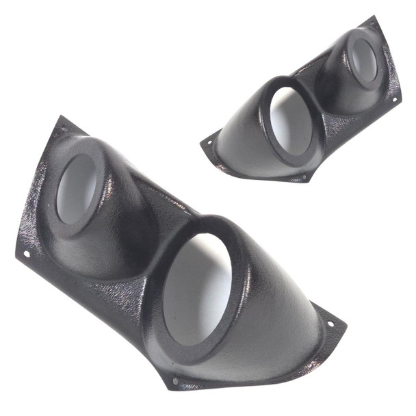  DOWN4SOUND PODS | 3.5" + 2" A-PILLAR SPEAKER PODS FOR THE 2001-2005 HONDA CIVIC 2 DOOR COUPE 