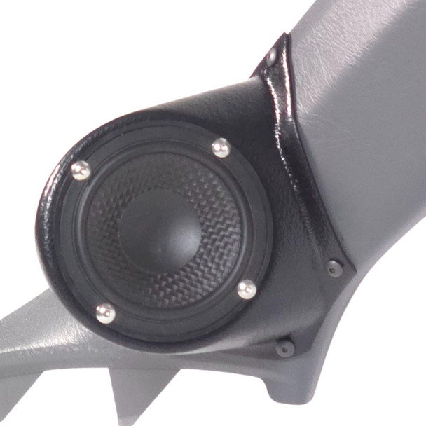  DOWN4SOUND PODS | 3.5" A-PILLAR SPEAKER PODS FOR THE 2001-2005 HONDA CIVIC 2 DOOR COUPE 