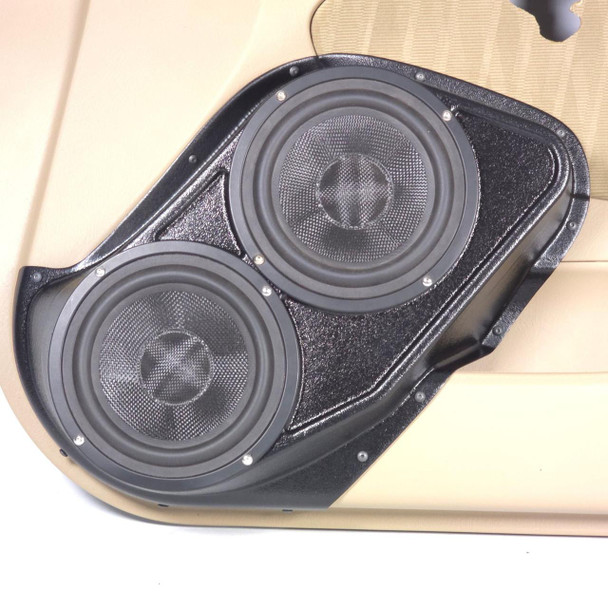  DOWN4SOUND PODS | DUAL 6.5" FRONT DOOR SPEAKER PODS FOR THE 2001-2005 HONDA CIVIC 4 DOOR SEDAN 
