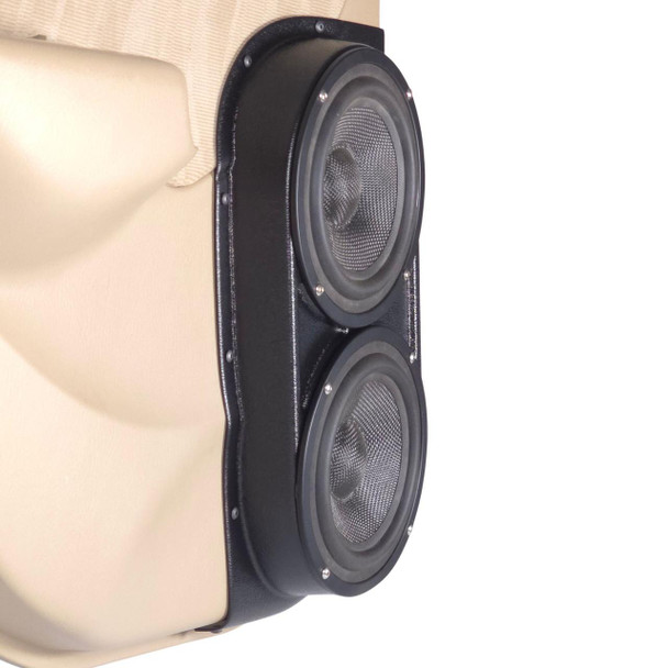  DOWN4SOUND PODS | DUAL 6.5" REAR DOOR SPEAKER PODS FOR THE 2001-2005 HONDA CIVIC 4 DOOR SEDAN 