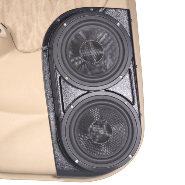  DOWN4SOUND PODS | DUAL 6.5" REAR DOOR SPEAKER PODS FOR THE 2001-2005 HONDA CIVIC 4 DOOR SEDAN 