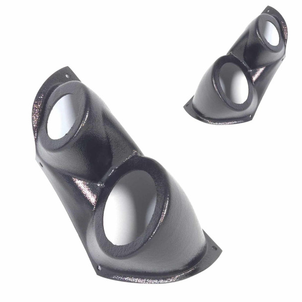  DOWN4SOUND PODS | 3.5" +  2" LOWER A-PILLAR SPEAKER PODS FOR THE 2004-2007 BMW 5 SERIES 