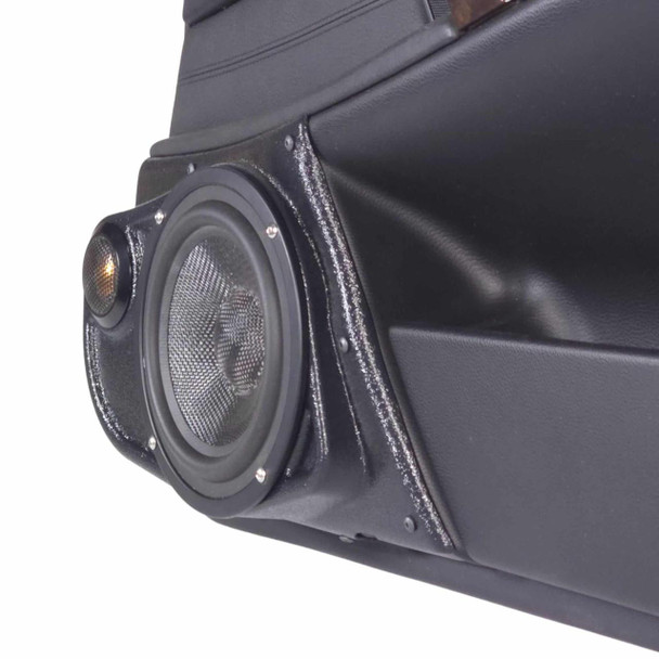  DOWN4SOUND PODS | 6.5" + 2" FRONT DOOR SPEAKER PODS FOR THE 2004-2007 BMW 5 SERIES 
