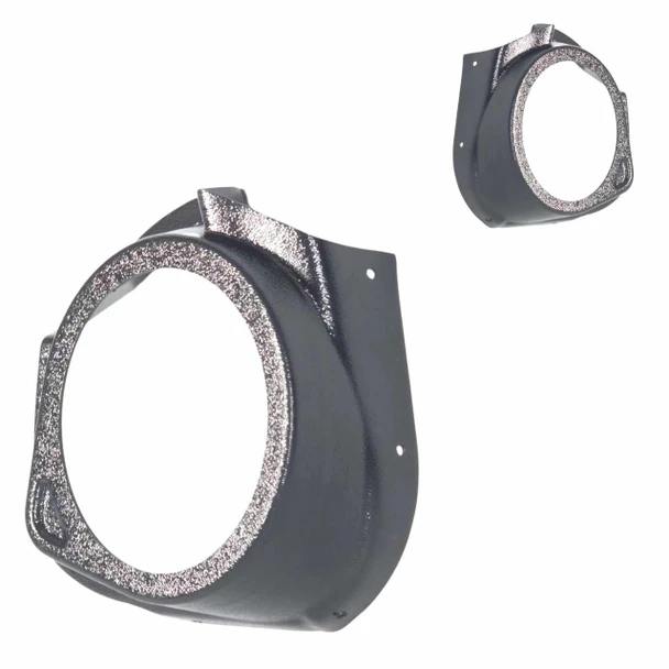  DOWN4SOUND PODS | 6.5" LOWER REAR DOOR SPEAKER PODS FOR THE 2004-2007 BMW 5 SERIES 