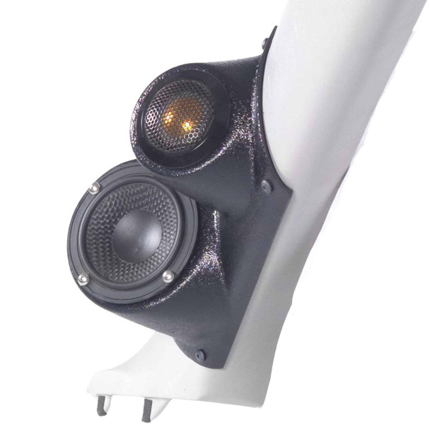  DOWN4SOUND PODS | 3.5" + 2" LOWER A-PILLAR SPEAKER PODS FOR THE 2004-2008 TOYOTA COROLLA 