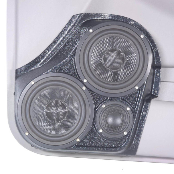  DOWN4SOUND PODS | DUAL 6.5" + 3.5" FRONT DOOR SPEAKER PODS FOR THE 2004-2008 TOYOTA COROLLA 