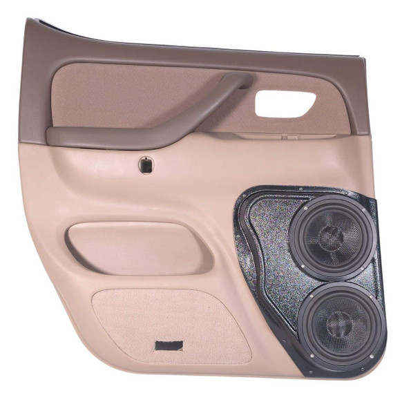  DOWN4SOUND PODS | DUAL 6.5" REAR DOOR SPEAKER PODS FOR THE 2004-2006 TOYOTA TUNDRA, 2001-2007 SEQUOIA 