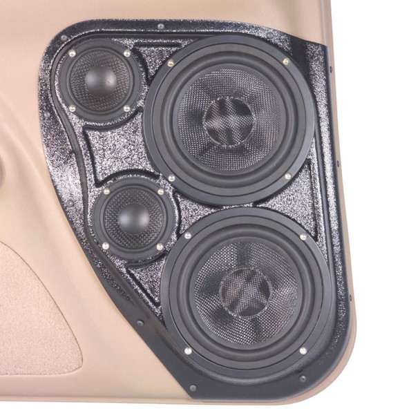  DOWN4SOUND PODS | DUAL 6.5" + DUAL 3.5" REAR DOOR SPEAKER PODS FOR THE 2004-2006 TOYOTA TUNDRA, 2001-2007 SEQUOIA 