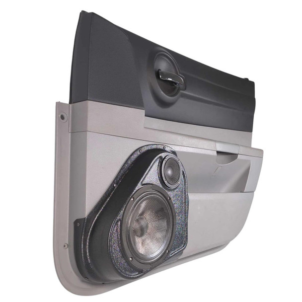  DOWN4SOUND PODS | 8" + 3.5" FRONT DOOR SPEAKER PODS FOR THE 2005-2007 DODGE CHARGER 