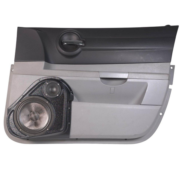  DOWN4SOUND PODS | 8" + 3.5" FRONT DOOR SPEAKER PODS FOR THE 2005-2007 DODGE CHARGER 