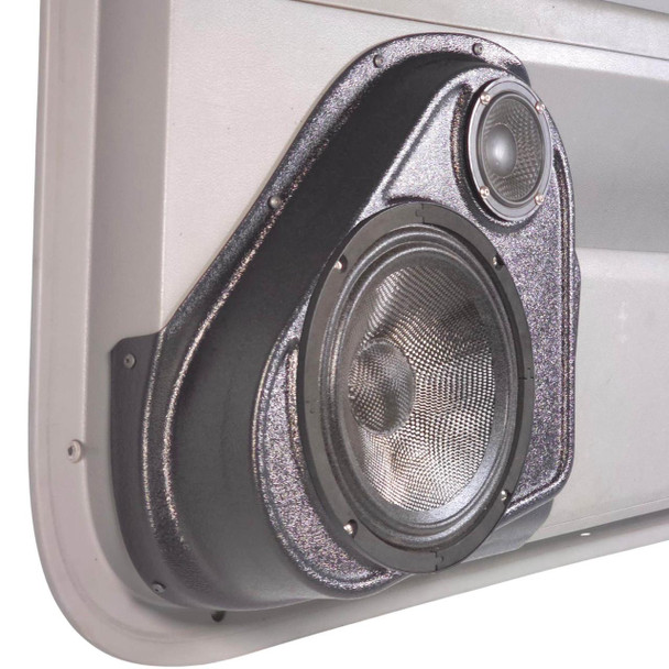  DOWN4SOUND PODS | 8" + 3.5" FRONT DOOR SPEAKER PODS FOR THE 2005-2007 DODGE CHARGER 