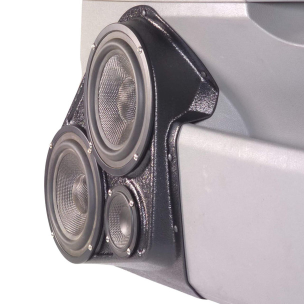  DOWN4SOUND PODS | DUAL 6.5" + 3.5" FRONT DOOR SPEAKER PODS FOR THE 2005-2007 DODGE CHARGER 