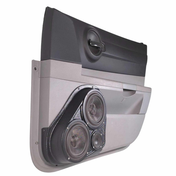  DOWN4SOUND PODS | DUAL 6.5" + 3.5" FRONT DOOR SPEAKER PODS FOR THE 2005-2007 DODGE CHARGER 