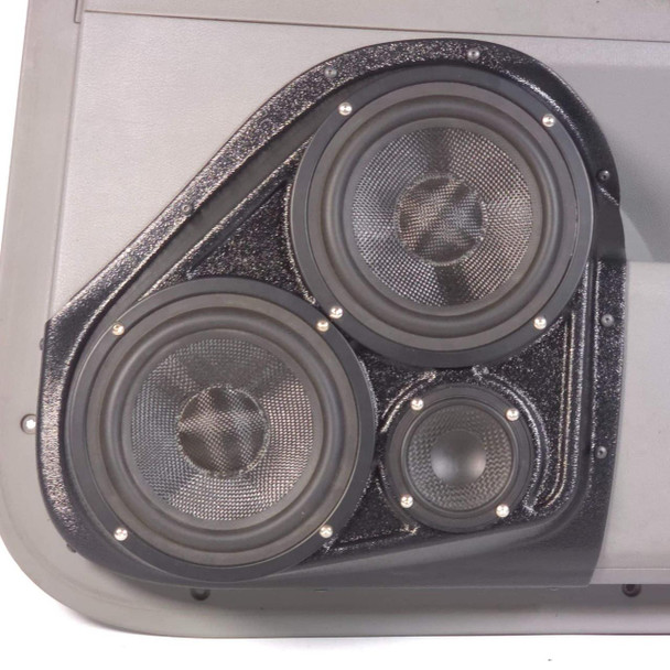  DOWN4SOUND PODS | DUAL 6.5" + 3.5" FRONT DOOR SPEAKER PODS FOR THE 2005-2007 DODGE CHARGER 