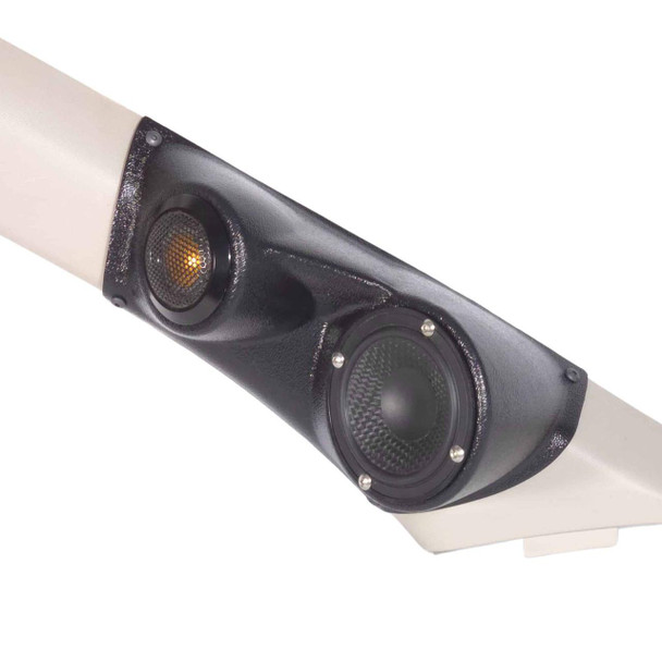  DOWN4SOUND PODS | 3.5" +  2" LOWER A-PILLAR SPEAKER PODS FOR THE 2006-2012 FORD FUSION 