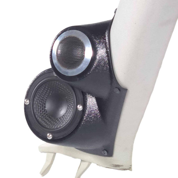  DOWN4SOUND PODS | 3.5" + 2" LOWER A-PILLAR SPEAKER PODS FOR THE 2007-2012 NISSAN ALTIMA 4 DOOR 