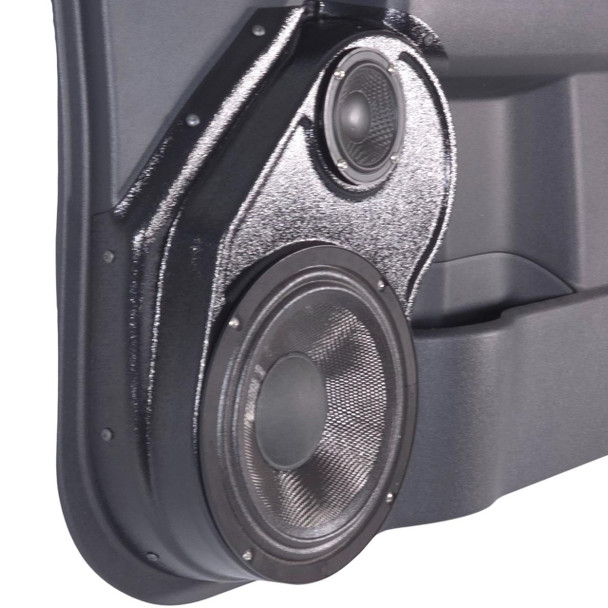  DOWN4SOUND PODS | 8" +  3.5" FRONT DOOR SPEAKER PODS FOR THE 2008-2015 SCION XB 