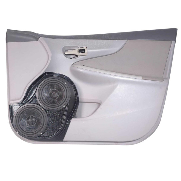  DOWN4SOUND PODS | DUAL 6.5" LOWER FRONT DOOR SPEAKER PODS FOR THE 2009-2013 TOYOTA COROLLA 