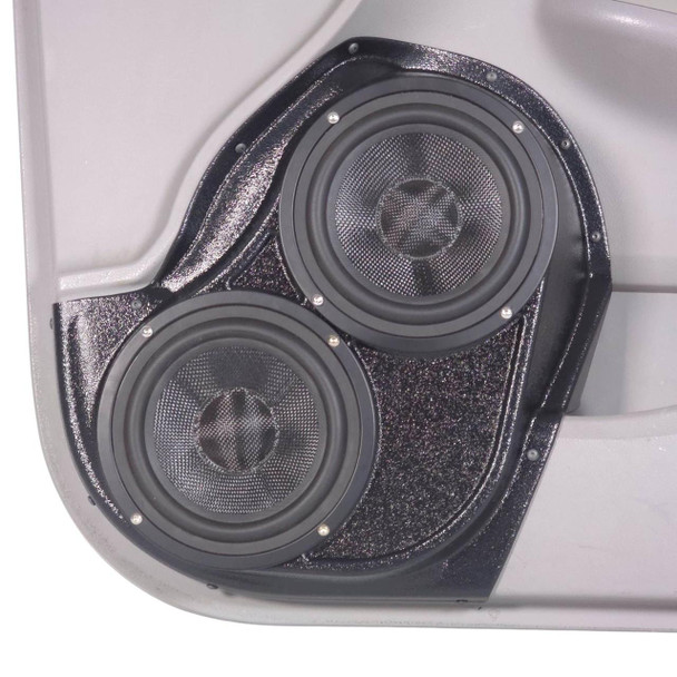  DOWN4SOUND PODS | DUAL 6.5" LOWER FRONT DOOR SPEAKER PODS FOR THE 2009-2013 TOYOTA COROLLA 