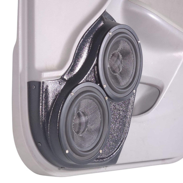  DOWN4SOUND PODS | DUAL 6.5" LOWER FRONT DOOR SPEAKER PODS FOR THE 2009-2013 TOYOTA COROLLA 