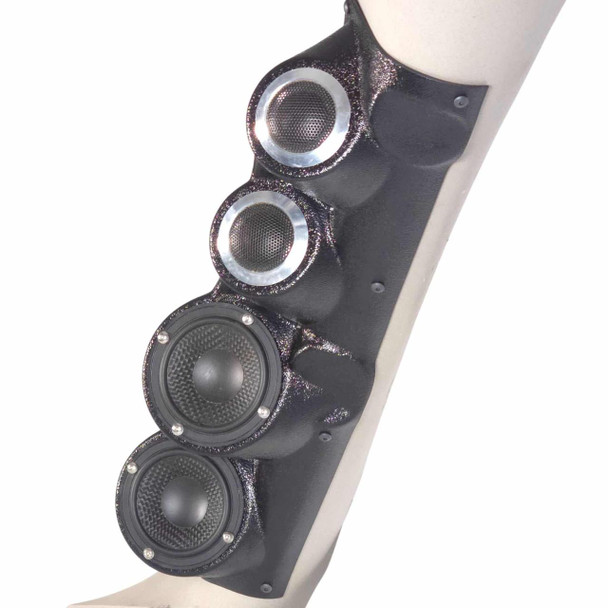  DOWN4SOUND PODS | DUAL 3.5" + DUAL 2" A-PILLAR SPEAKER PODS FOR THE 2010-2013 CHEVROLET SILVERADO, GMC SIERRA, 2010-2014 CHEVROLET AVALANCHE, TAHOE, SUBURBAN & GMC YUKON 