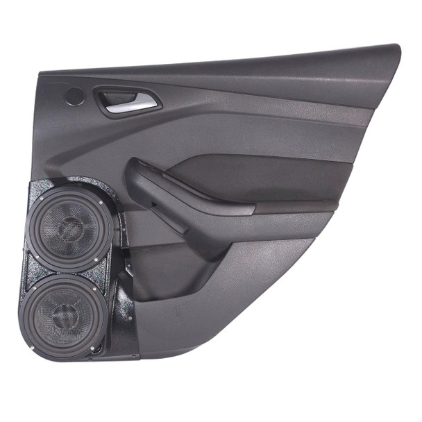  DOWN4SOUND PODS | DUAL 6.5" REAR DOOR SPEAKER PODS FOR THE 2012-2018 FORD FOCUS 