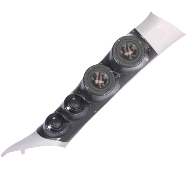  DOWN4SOUND PODS | DUAL 3.5" + DUAL 2" LARGE A-PILLAR SPEAKER PODS FOR THE 2014-2018 CHEVROLET SILVERADO, GMC SIERRA 