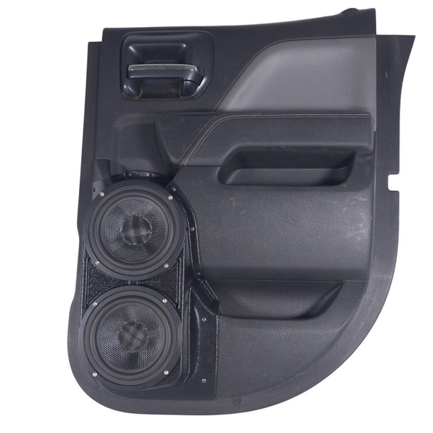  DOWN4SOUND PODS | DUAL 6.5" REAR DOOR SPEAKER PODS FOR THE 2014-2018 SILVERADO SIERRA *EXTENDED CAB* 