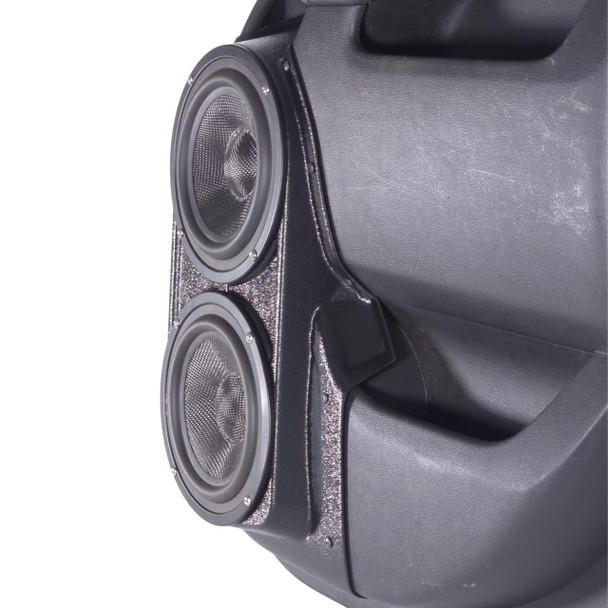  DOWN4SOUND PODS | DUAL 6.5" REAR DOOR SPEAKER PODS FOR THE 2014-2018 SILVERADO SIERRA *EXTENDED CAB* 