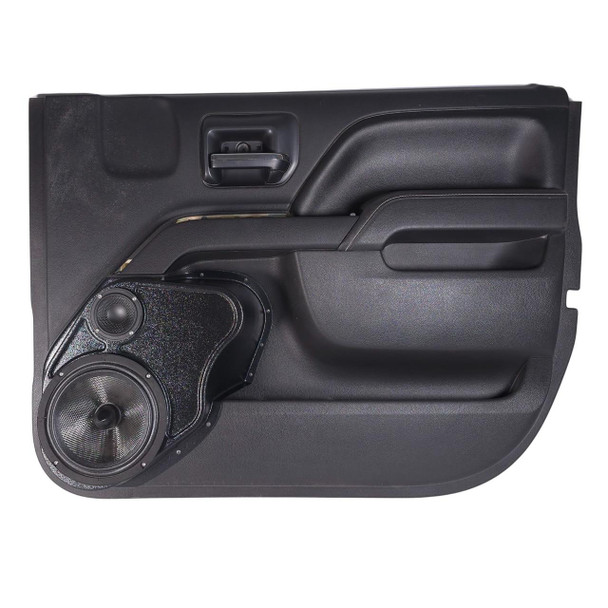  DOWN4SOUND PODS | 8" +  3.5" FRONT DOOR SPEAKER PODS FOR THE 2014-2018 CHEVY/GMC SILVERADO, SIERRA 