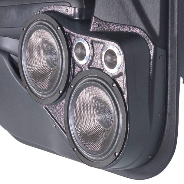  DOWN4SOUND PODS | DUAL 8" + DUAL 2" FRONT DOOR SPEAKER PODS FOR THE 2014-2019 KIA SOUL 