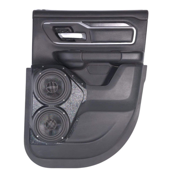  DOWN4SOUND PODS | DUAL 6.5" REAR DOOR SPEAKER PODS FOR THE 2019-2026 DODGE RAM *EXTENDED CAB* 