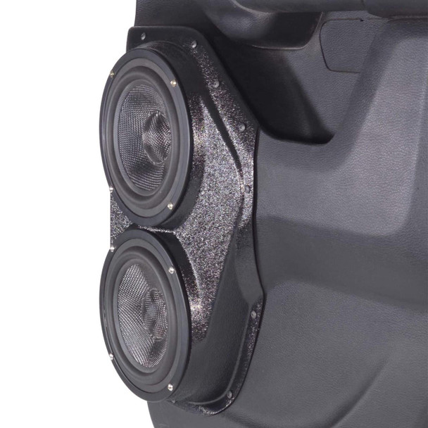  DOWN4SOUND PODS | DUAL 6.5" REAR DOOR SPEAKER PODS FOR THE 2019-2026 DODGE RAM *EXTENDED CAB* 