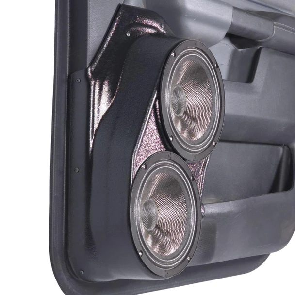  DOWN4SOUND PODS | DUAL 8" FRONT DOOR SPEAKER PODS FOR THE 2019-2026 DODGE RAM 
