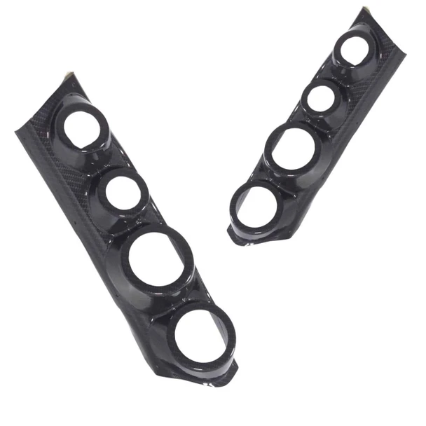  DOWN4SOUND PODS | DUAL 3.5" + DUAL 2" LARGE A-PILLAR SPEAKER PODS FOR THE 2019-2023 CHEVROLET SILVERADO, GMC SIERRA 