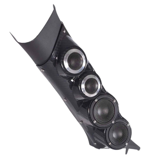  DOWN4SOUND PODS | DUAL 3.5" + DUAL 2" LARGE A-PILLAR SPEAKER PODS FOR THE 2019-2023 CHEVROLET SILVERADO, GMC SIERRA 