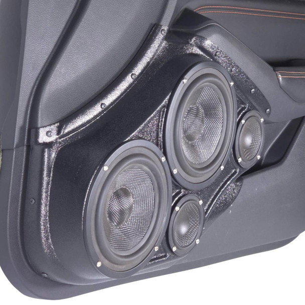 DOWN4SOUND PODS | DUAL 6.5" + DUAL 3.5" FRONT DOOR SPEAKER PODS FOR THE 2019-2025 NISSAN ALTIMA 