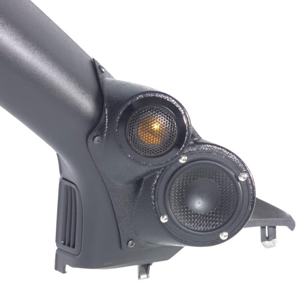  DOWN4SOUND PODS | 3.5" +  2" LOWER A-PILLAR SPEAKER PODS FOR THE 2022-2025 NISSAN FRONTIER 