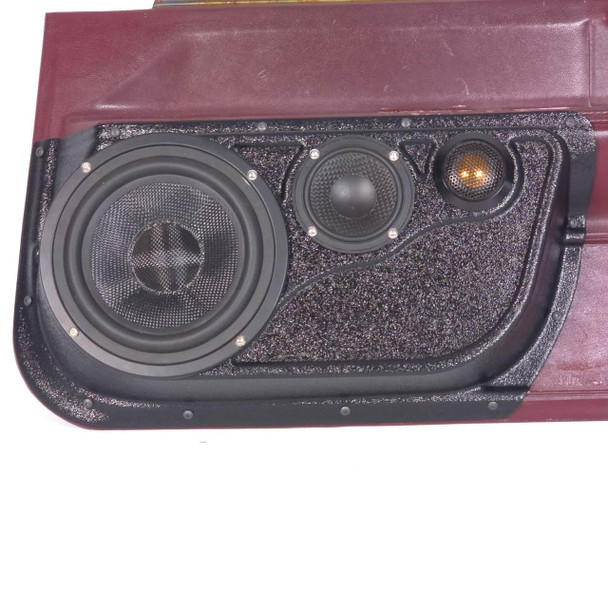  DOWN4SOUND PODS | 6.5" + 3.5" + 2" FRONT DOOR SPEAKER PODS FOR THE 1978-1987 PONTIAC GRAND PRIX, 1978-1983 CHEVROLET MALIBU, OLDSMOBILE CUTLASS, 1982-1986 PONTIAC BONNEVILLE, 1982-1987 BUICK REGAL G-BODY *FITS 4-DOOR MODELS ONLY* 