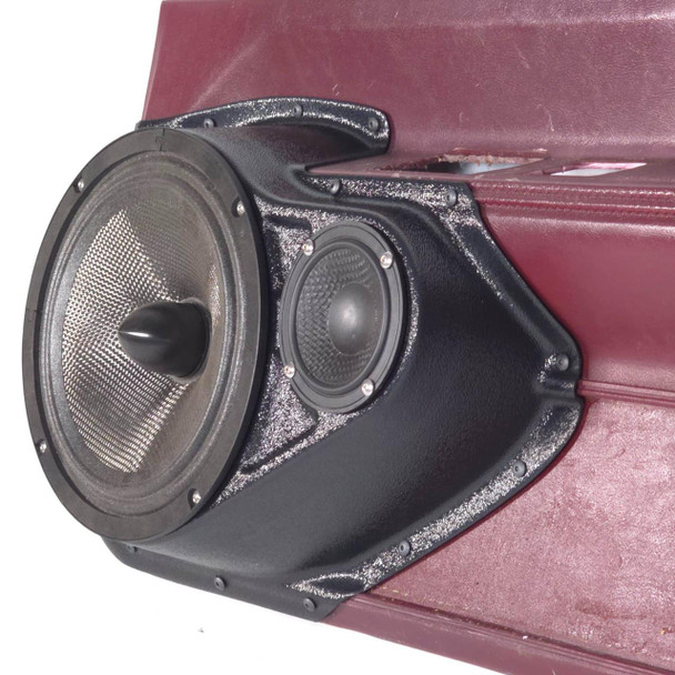  DOWN4SOUND PODS | 8" + 3.5" FRONT DOOR SPEAKER PODS FOR THE 1978-1983 CHEVROLET MALIBU, OLDSMOBILE CUTLASS, 1982-1986 PONTIAC BONNEVILLE, 1982-1987 BUICK REGAL G-BODY *FITS 4-DOOR MODELS ONLY* 