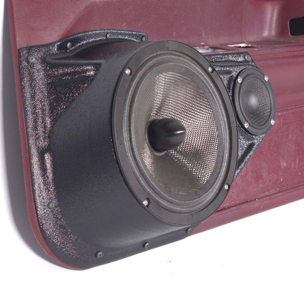  DOWN4SOUND PODS | 8" + 3.5" FRONT DOOR SPEAKER PODS FOR THE 1978-1983 CHEVROLET MALIBU, OLDSMOBILE CUTLASS, 1982-1986 PONTIAC BONNEVILLE, 1982-1987 BUICK REGAL G-BODY *FITS 4-DOOR MODELS ONLY* 