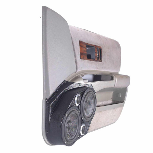  DOWN4SOUND PODS | DUAL 6.5" + DUAL 2" FRONT DOOR SPEAKER PODS FOR THE 1992-1996 CHEVROLET CAPRICE IMPALA SS 